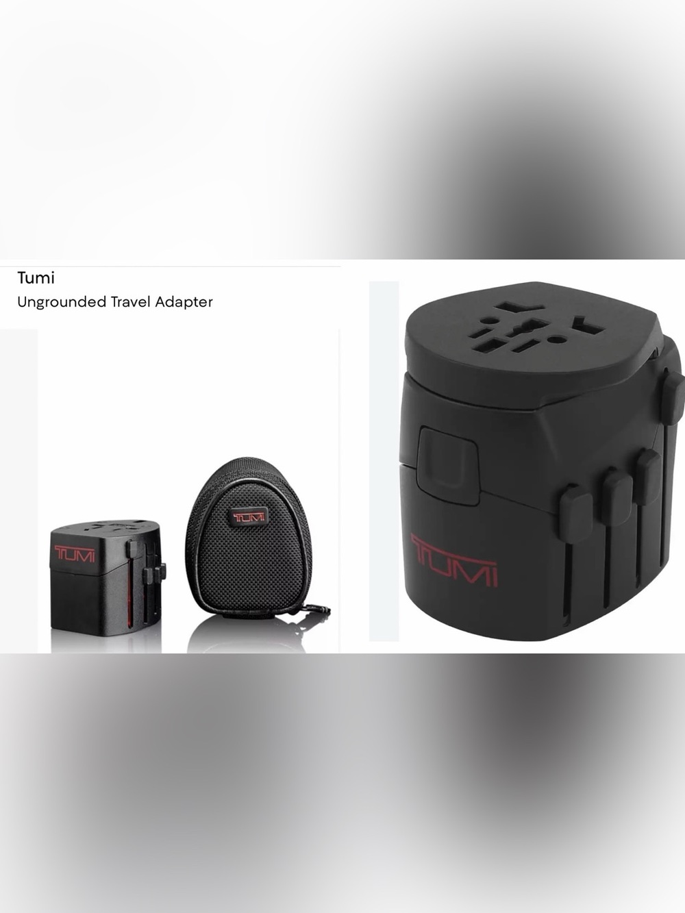 Tumi Travel Adapter with Case